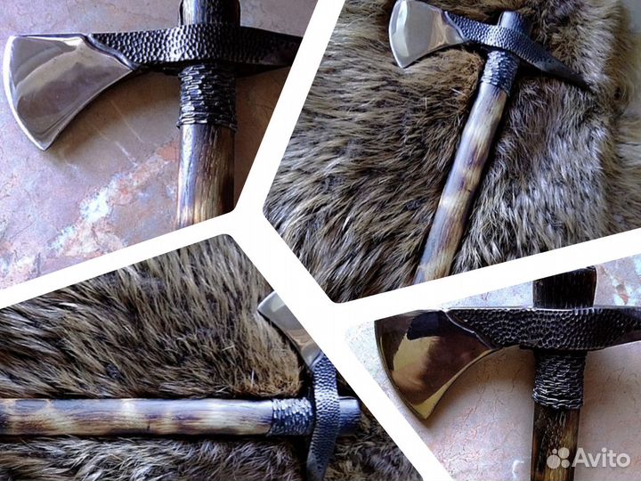 Топор универсальный. Стиль. Ручная ковка. Вечный