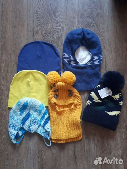 Шапки варежки перчатки детские