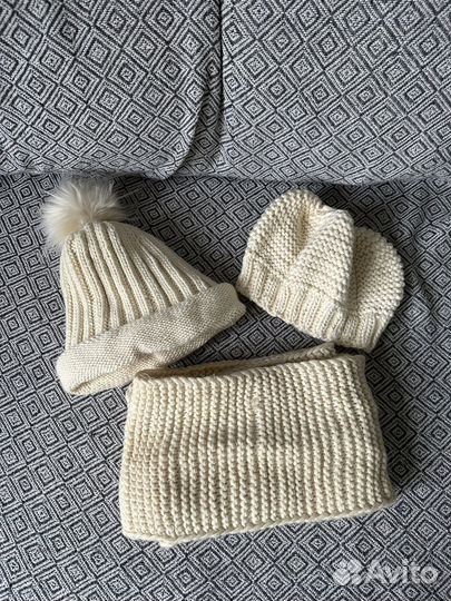 Комплект шапка и шарф