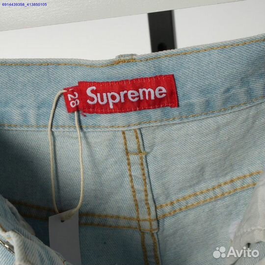 Джинсовые шорты Supreme