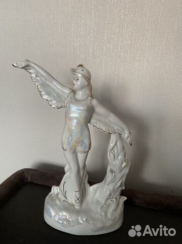 Статуэтка фарфор позолота СССР