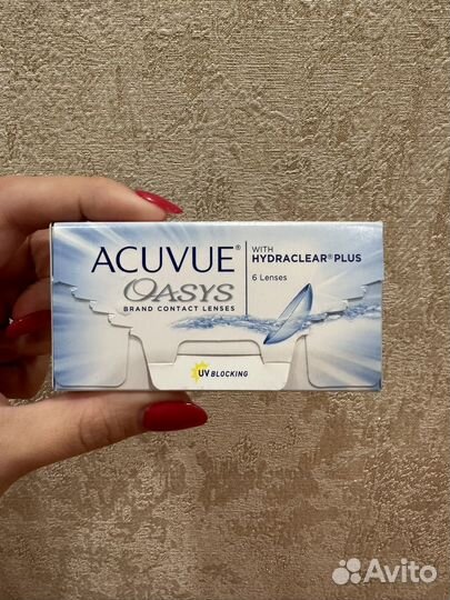 Контактные линзы acuvue oasys -3,75