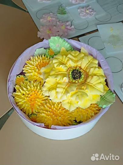 Зефирный букет, коробка