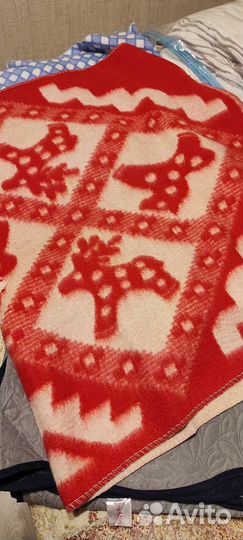 Детское байковое и шерстяное одеяло