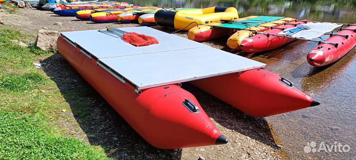 Аренда катамаранов с фанерной твердой палубой