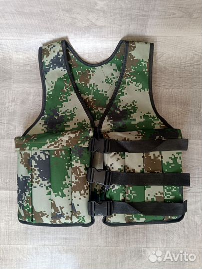 Новый жилет утяжелитель с грузом+ 16 кг