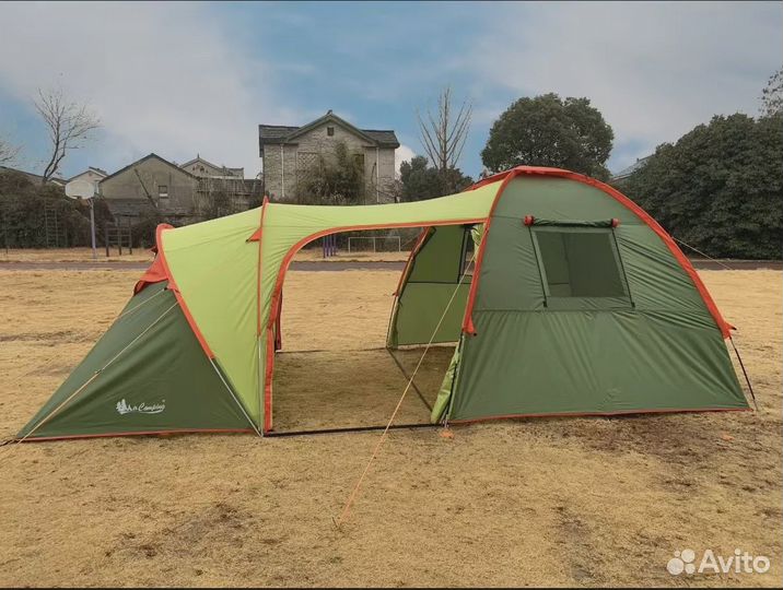 Палатка 2-х комнатная, 6 местная для семьи с дет