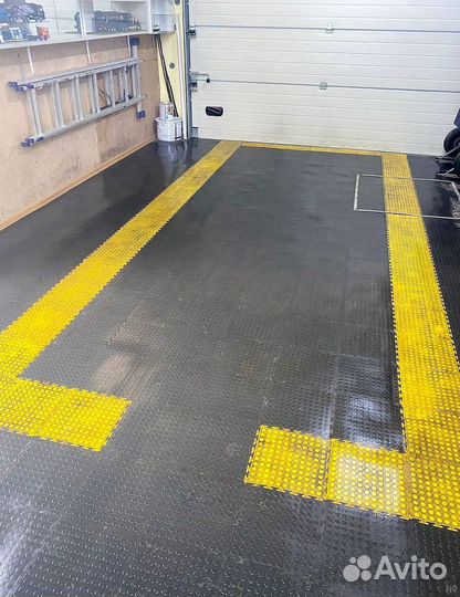 Модульная плитка для гаража