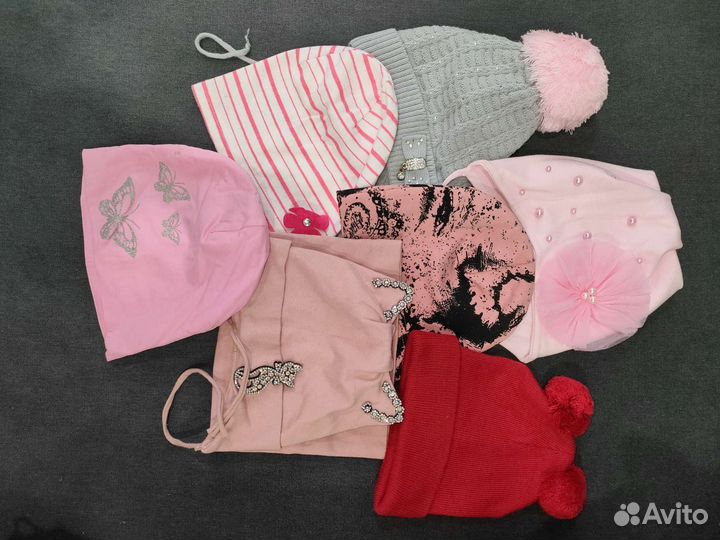 Детские шапочки для девочек