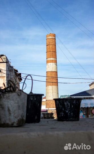 Демонтаж дымовых труб