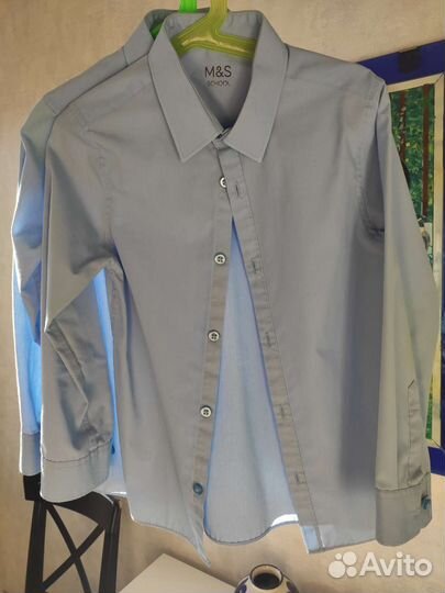 Рубашка школьная 7-8 лет Marks & Spencer