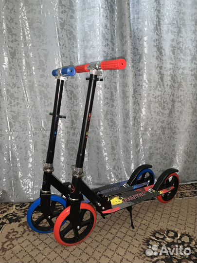 Самокат 2х колёсный 5+ до 70 кг scooter