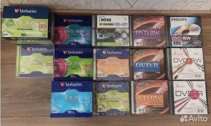 Диски CD-RW, DVD-RW, DVD-R