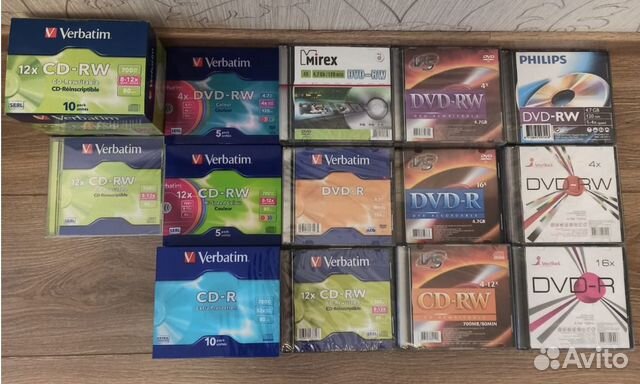 Диски CD-RW, DVD-RW, DVD-R