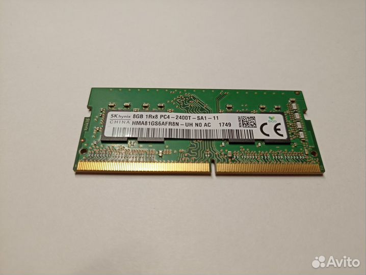 Оперативная память ddr4 8gb sk hynix для ноутбука