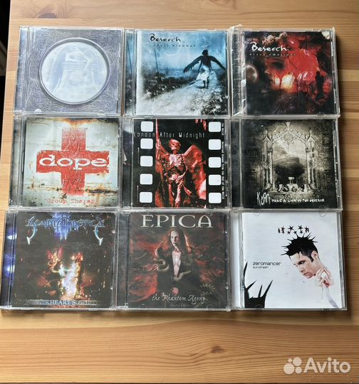 Cd диски музыка: готический рок,финский рок