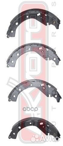 Колодки тормозные барабанные задние AKS-2358 AK