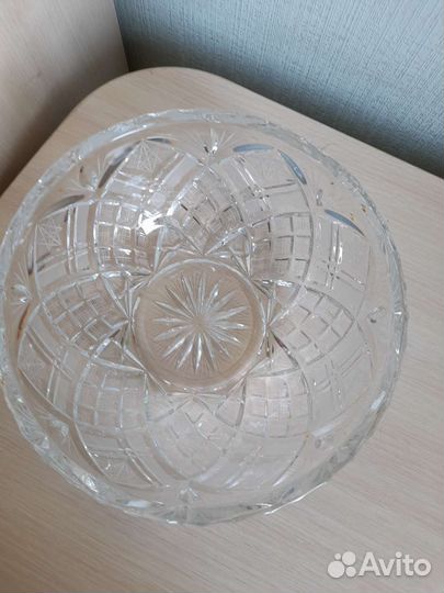 Хрустальная ваза Чехословакия