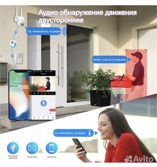 Комплект видеонаблюдения беспроводной Wi-Fi. Новый