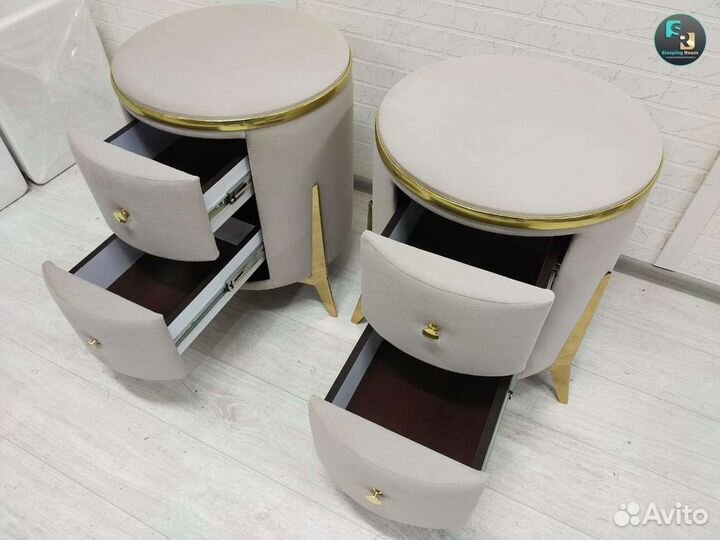 Тумбы прикроватные круглые