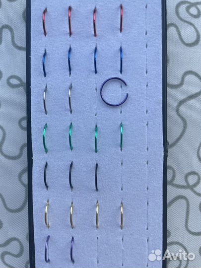 Серьги в нос, пирсинг, кольцо в нос