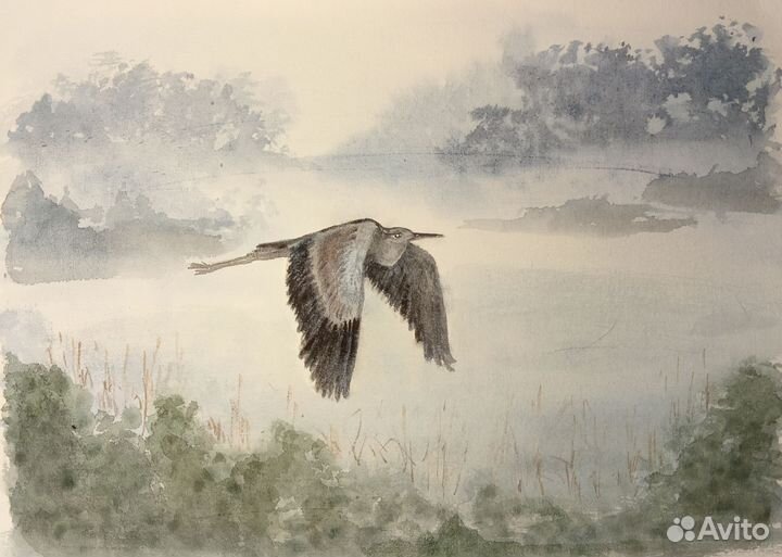 Картины, Акварель, А4