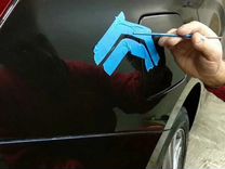 Устранение царапин на авто полировка