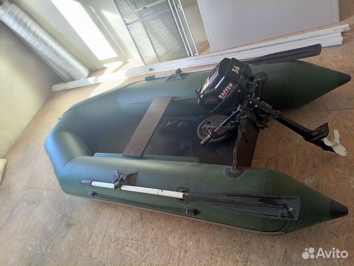 Надувная лодка пвх бу с мотором