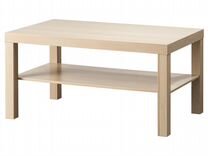 Журнальный стол лакк беленый дуб 90x55 IKEA