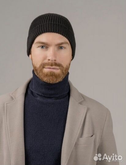 Шапка мужская зимняя бини классическая