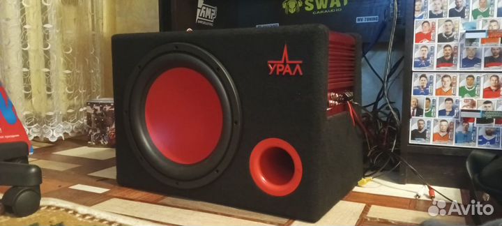 Сабвуфер Урал чёрный ураган