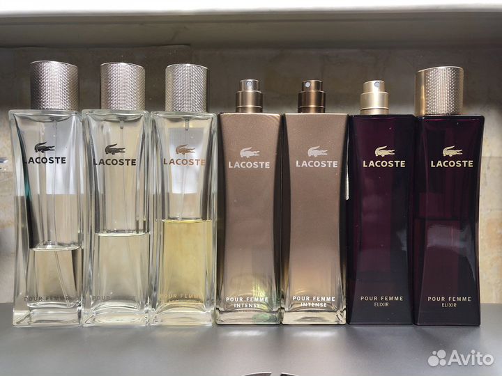 Оригинал. Lacoste. Остатки во флаконах