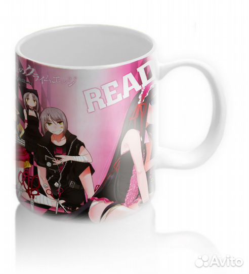 Печать на белых керамических кружках, фото кружки