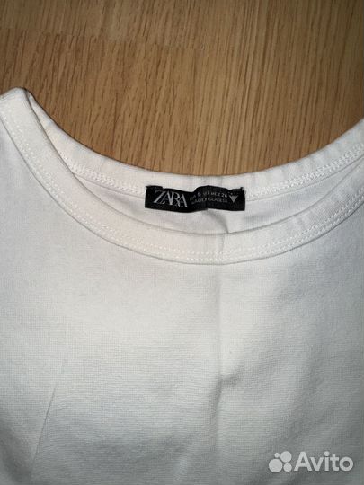 Топ белый zara