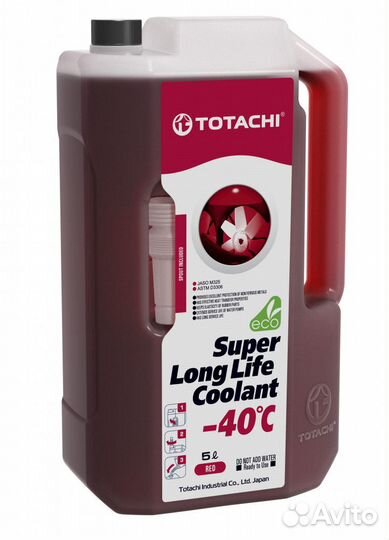 Антифриз totachi super LLC Red -40C