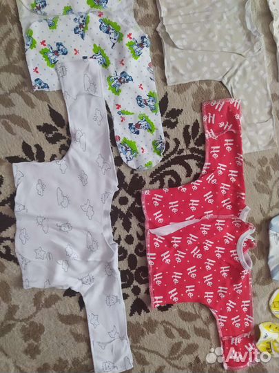 Детские вещи пакетом от 0 до 3