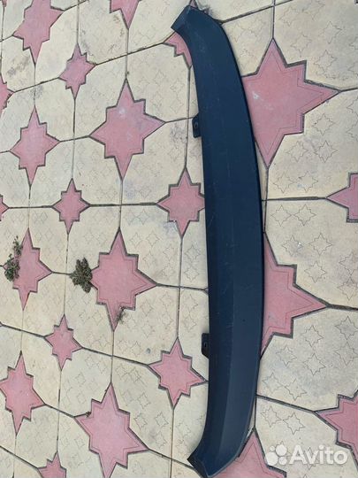 Юбка заднего бампера Hyundai Solaris 1