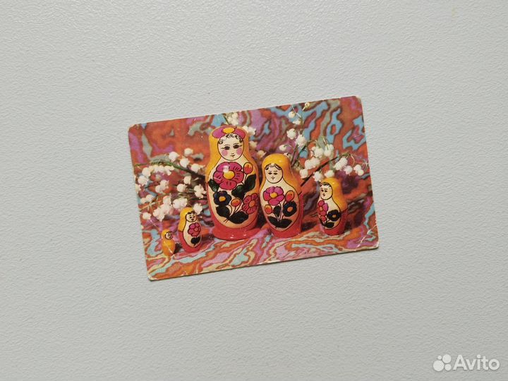 Календарики СССР