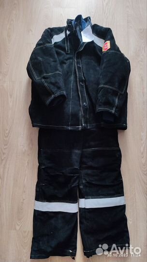 Сварочная роба зимняя спилковая