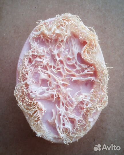 Мыло с люфой с кофе массажное Скраб Подарок