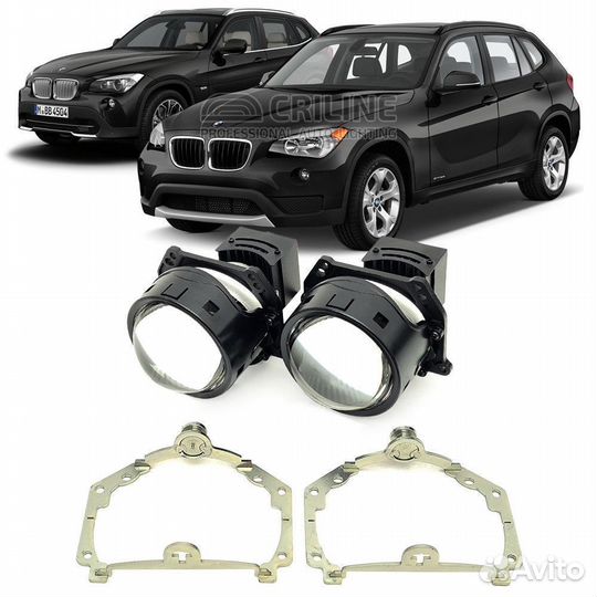 BMW X1 Е84 09-15 би лед линзы