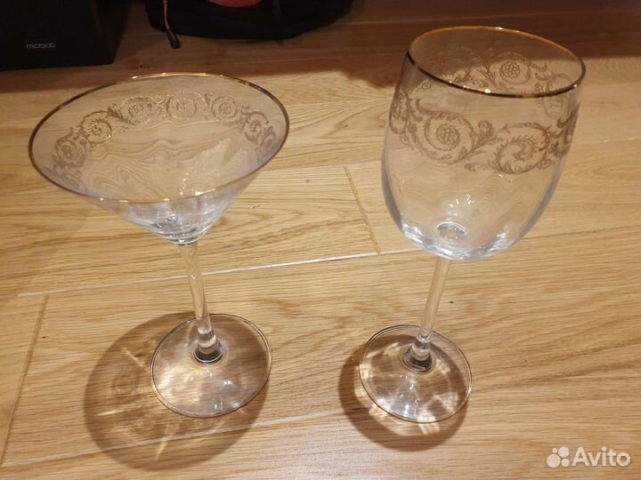 Бокалы для вина и мартини 18шт