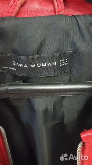 Кожанная куртка Zara косуха