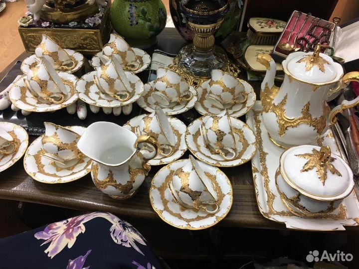 Кофейный сервиз Мейсен (Meissen) оригинал