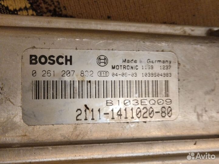 Эбу ваз 2110/11/12/13/14/15 торг