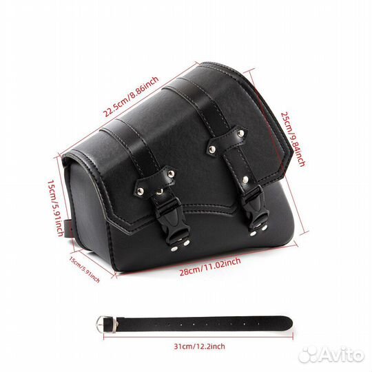 Кофры Боковые на мото сумки эко кожа мотокофры
