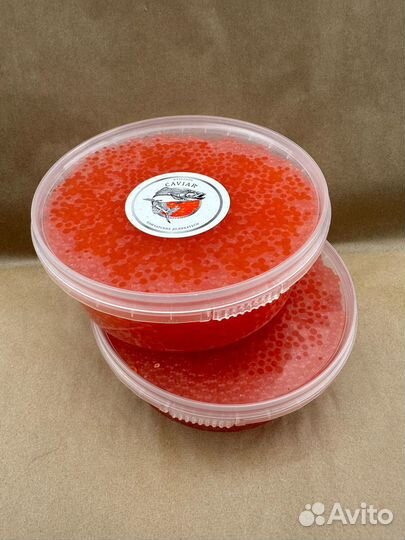 Икра красная форели (пл. банка 0.5 кг)