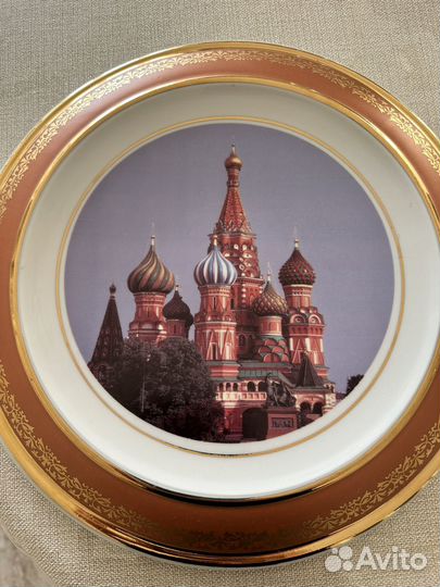 Тарелка декоративная Виды Москвы