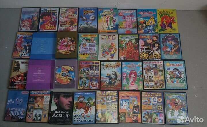 Диски DVD (мультфильмы, художественные фильмы)