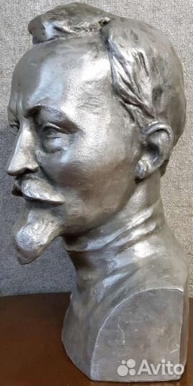 Бюст Дзержинского. Силумин 22см. Клюшкин